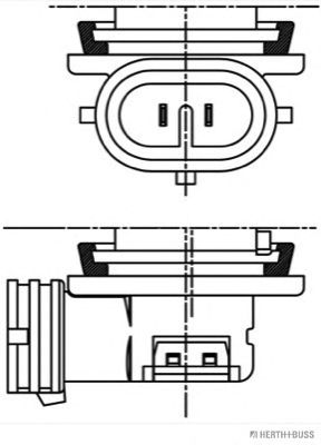 HERTH BUSS ELPARTS 89901308 -  Лампа накаливания, противотуманная фара